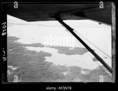 Sudan. Bor District (Sud country). Air view. Section of the Nile LOC matpc.17410 Stock Photo