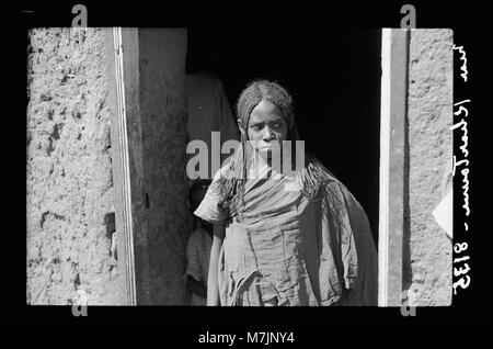 Sudan. Khartoum. Near Shambat. Sudanese girl LOC matpc.17342 Stock Photo