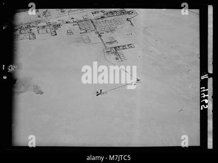 Air views of Palestine. Flight from Gaza to Cairo via Ismalieh. Ismalieh. The mooring mast for air ships LOC matpc.15898 Stock Photo