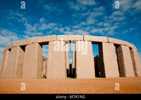 Full Stonehenge Replica Stock Photo