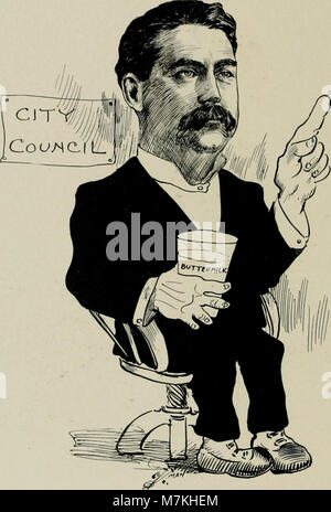 'As we see 'em,' a volume of cartoons and caricatures of Los Angeles citizens (1900) (14753417386) Stock Photo