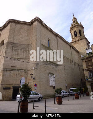 Cenicero - Iglesia de San Martín 24 Stock Photo