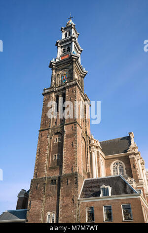 The Westertoren Church Tower Of The Westerkerk, Jordaan, Amsterdam 