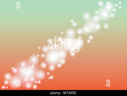 Abstract background design with bubbles effect Stock Vector