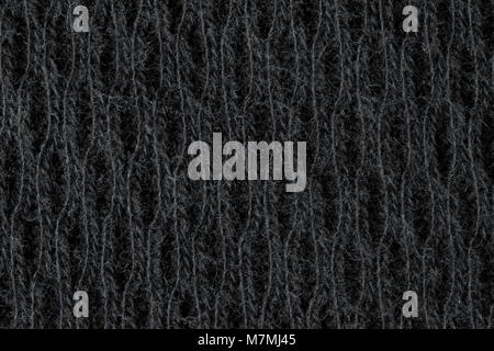 black knitted textile Stock Photo