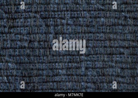 navy blue knitted ethnic fabric texture background Stock Photo
