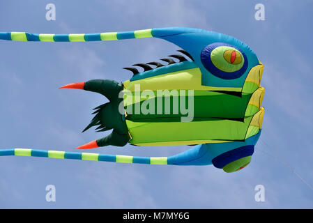 Kite flying during carnival festival in Athens, Greece Stock Photo