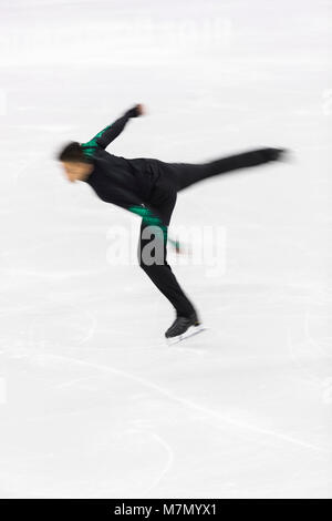 Michael Christian Martinez (PHi) competing in the Figure Skating Men,s Short competition at the Olympic Winter Games PyeongChang 2018 Stock Photo