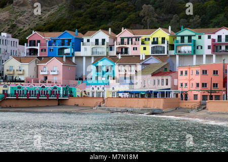 'Catalan Bay beach', Gibraltar british territory in Europe. Stock Photo