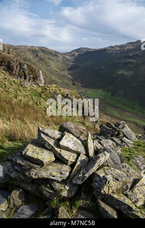 View of Cwm Croesor in Snowdonia national park, North Wales. Stock Photo
