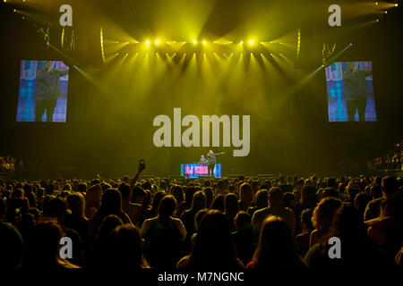 MINNEAPOLIS, MN MARCH 10: DJ Khaled performs at Target Center on March 10, 2018 in Minneapolis, Minnesota. Credit: Tony Nelson/MediaPunch Stock Photo