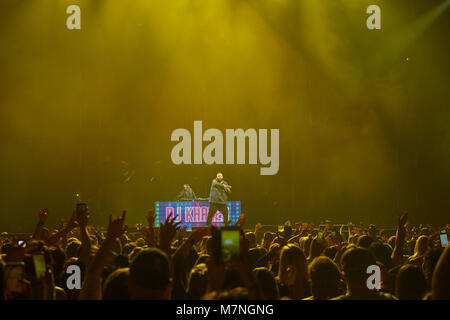 MINNEAPOLIS, MN MARCH 10: DJ Khaled performs at Target Center on March 10, 2018 in Minneapolis, Minnesota. Credit: Tony Nelson/MediaPunch Stock Photo