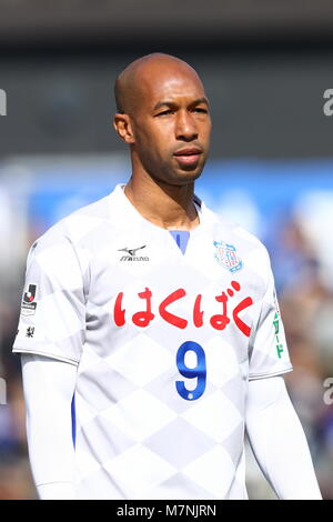 Machida Stadium, Tokyo, Japan. 11th Mar, 2018. Dinei (Ventforet), MARCH 11, 2018 - Football/Soccer : 2018 J2 League match between FC Machida Zelvia 0-0 Ventforet Kofu at Machida Stadium, Tokyo, Japan. Credit: Naoki Nishimura/AFLO SPORT/Alamy Live News Stock Photo