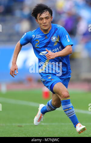 Machida Stadium, Tokyo, Japan. 11th Mar, 2018. Masayuki Okuyama (Zelvia), MARCH 11, 2018 - Football/Soccer : 2018 J2 League match between FC Machida Zelvia 0-0 Ventforet Kofu at Machida Stadium, Tokyo, Japan. Credit: Naoki Nishimura/AFLO SPORT/Alamy Live News Stock Photo