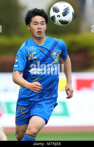 Machida Stadium, Tokyo, Japan. 11th Mar, 2018. Masaya Kojima (Zelvia), MARCH 11, 2018 - Football/Soccer : 2018 J2 League match between FC Machida Zelvia 0-0 Ventforet Kofu at Machida Stadium, Tokyo, Japan. Credit: Naoki Nishimura/AFLO SPORT/Alamy Live News Stock Photo