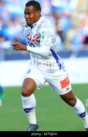 Machida Stadium, Tokyo, Japan. 11th Mar, 2018. Lins (Ventforet), MARCH 11, 2018 - Football/Soccer : 2018 J2 League match between FC Machida Zelvia 0-0 Ventforet Kofu at Machida Stadium, Tokyo, Japan. Credit: Naoki Nishimura/AFLO SPORT/Alamy Live News Stock Photo