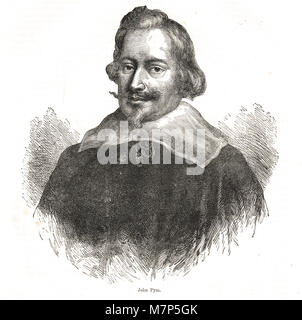 John Pym,  leader of the opposition to the king, in the Long Parliament Stock Photo