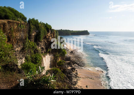 Views from the Cliffs in Balangan Beach, Bali Indonesia Stock Photo