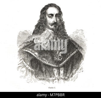 King Charles I of England, (1600-1649) reigned 1625-1649 Stock Photo