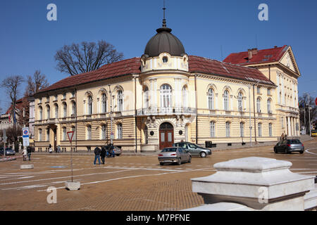 Sofia, Bulgaria - March 5, 2016: View to the building of Bulgarian Academy of Sciences.The building was completed in 1892 by design of architect Herma Stock Photo