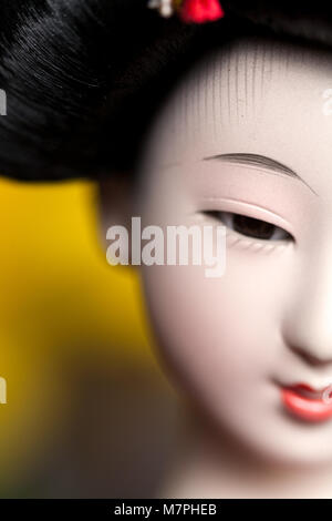 Japanese doll face Stock Photo