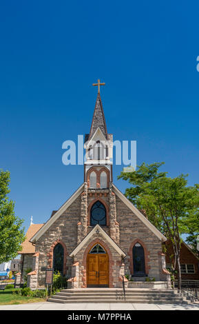 Trinity Episcopal Church, built in 1898, at N. Arthur Avenue in Pocatello, Idaho, USA Stock Photo