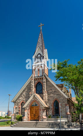 Trinity Episcopal Church, built in 1898, at N. Arthur Avenue in Pocatello, Idaho, USA Stock Photo