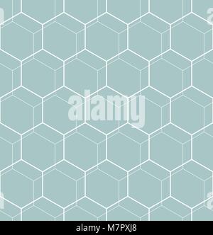 Seamless Abstract Vector Pattern With Hexagons Stock Vector