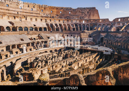 Colosseum interior, Rome, Italy Stock Photo