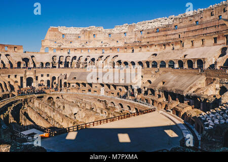 Colosseum interior, Rome, Italy Stock Photo