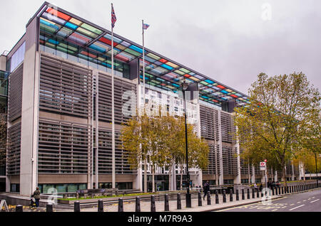 The Home Office, or Home Department government building in Westminster, London Stock Photo