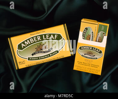 Amberleaf rolling tobacco Stock Photo