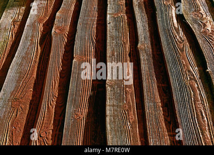 Fence Wood Grain with Texture Stock Photo