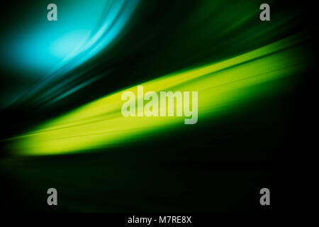 radial colored curved lines and light spots. Abstract background. Element of design. Stock Photo