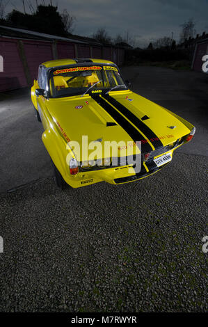 Rover P6 V8 factory racing car replica Stock Photo