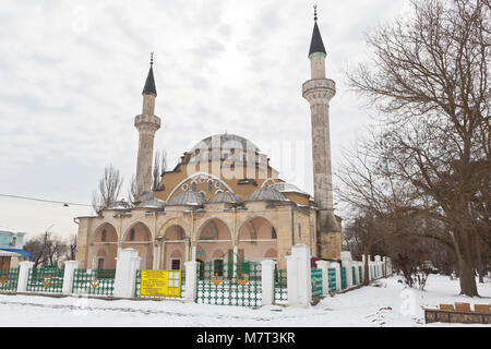 Juma Khan Jami Mosque in Evpatoria, Crimea, Russia Stock Photo