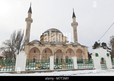 Cathedral Mosque Juma Khan Jami in Evpatoria, Crimea, Russia Stock Photo