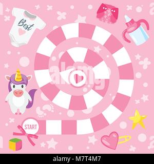 Board Game Template Unicorn Stock Illustrations – 24 Board Game Template  Unicorn Stock Illustrations, Vectors & Clipart - Dreamstime