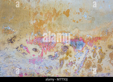 Colorful background pattern of old wall Stock Photo