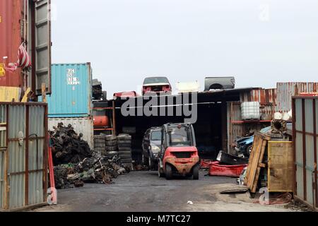 Commerce at Hunts Point, South Bronx, New York USA Stock Photo