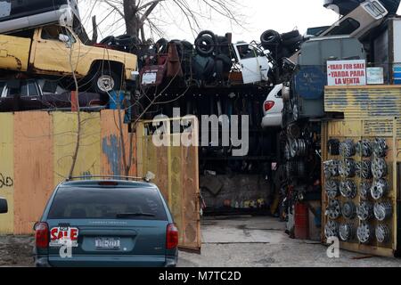 Commerce at Hunts Point, South Bronx, New York USA Stock Photo