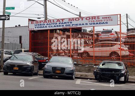 Commerce at Hunts Point, South Bronx, New York USA Stock Photo