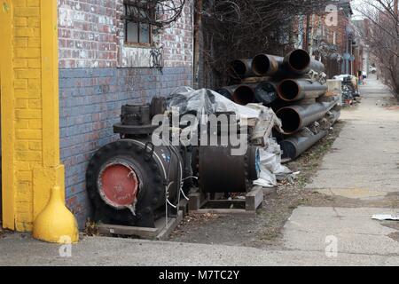 Commerce at Hunts Point, South Bronx, New York USA Stock Photo