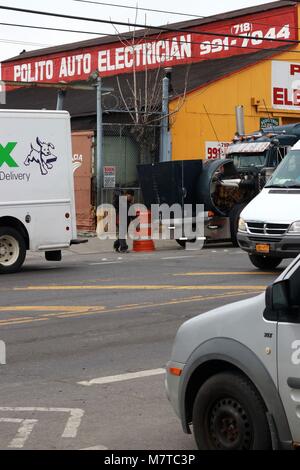 Commerce at Hunts Point, South Bronx, New York USA Stock Photo