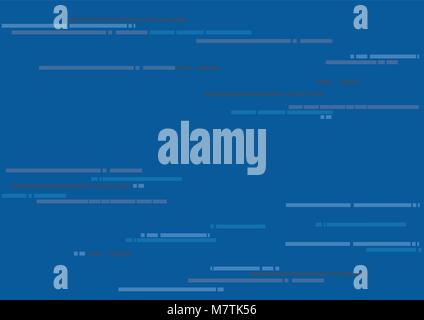 Modern flat blue color dots and lines Stock Vector