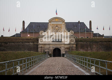 Front view of the Citadel of Lille, France Stock Photo
