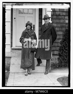 Leonard Wood Jr. & wife LOC npcc.09901 Stock Photo