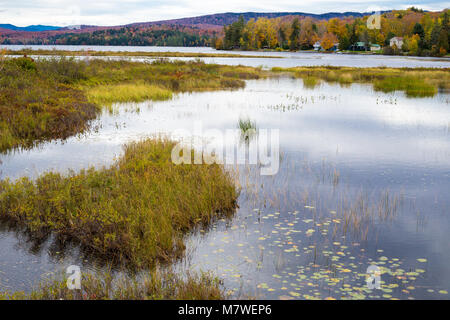 Tupper Lake, Upper New York State, USA. Stock Photo