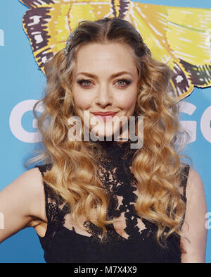 AMANDA SEYFRIED  American film actress  attends the world premiere of 'Gringo' from Amazon Studios and STX Films at Regal LA Live Stadium 14 on March 6, 2018 in Los Angeles, California. Photo: Jeffrey Mayer Stock Photo