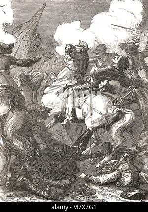 The Battle of Lützen, 16 November 1632 Stock Photo